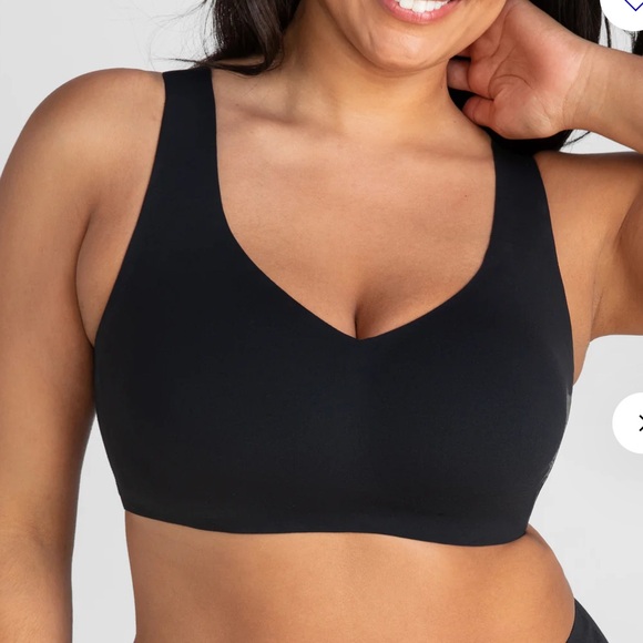 Honeylove SoftForm Bra in Black Vamp size XL Wireless Full Coverage Support - Picture 1 of 4